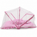 4 Piece Baby Mosquito Net Set with Soft Bedding – 0–7 Months